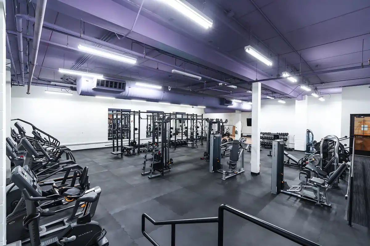 Cardio machines at The Base